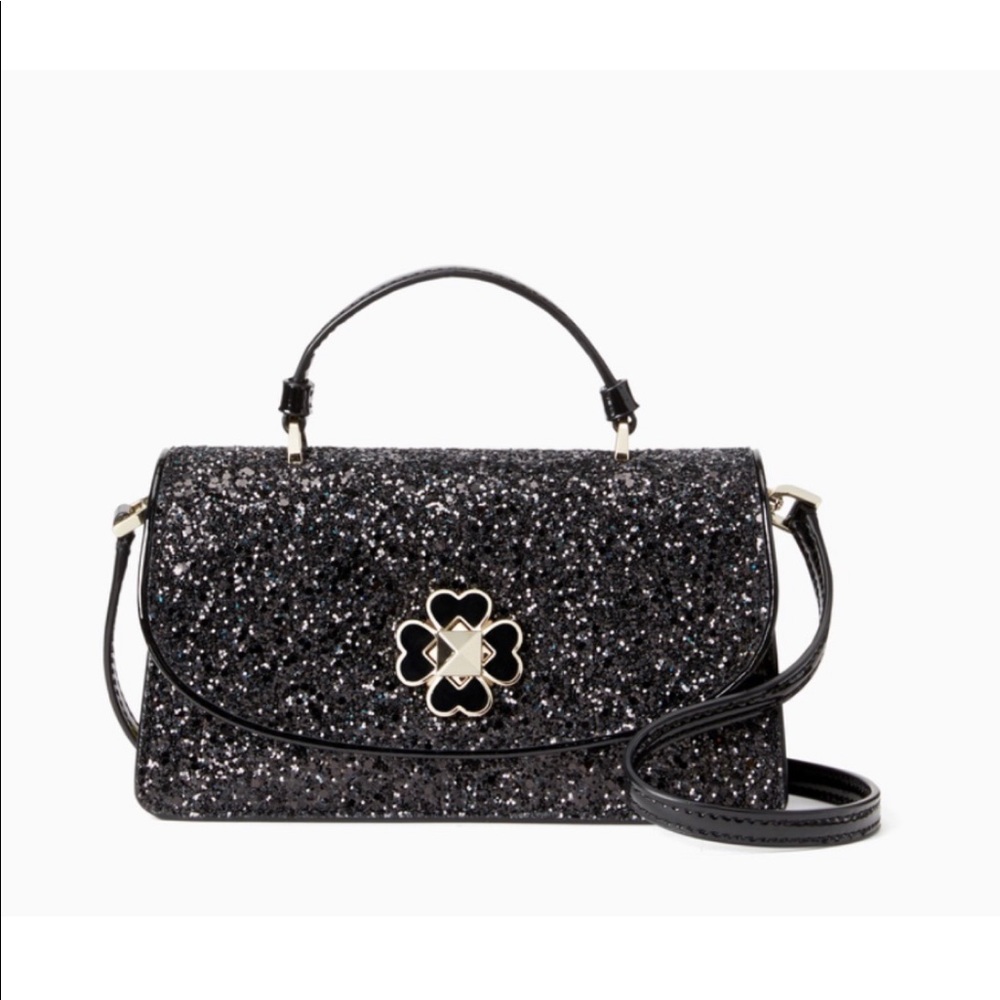 Kate Spade Odette Glitter Mini Crossbody New